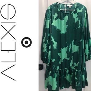 Alexis dress. 3X. Long sleeve. Polyester.